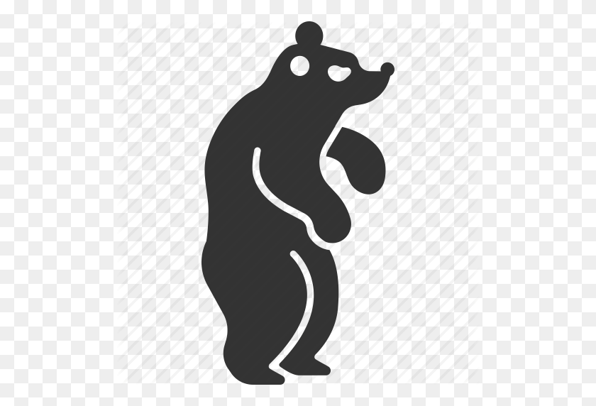 512x512 Grizzly Clipart Standing Bear - Standing Bear Clipart