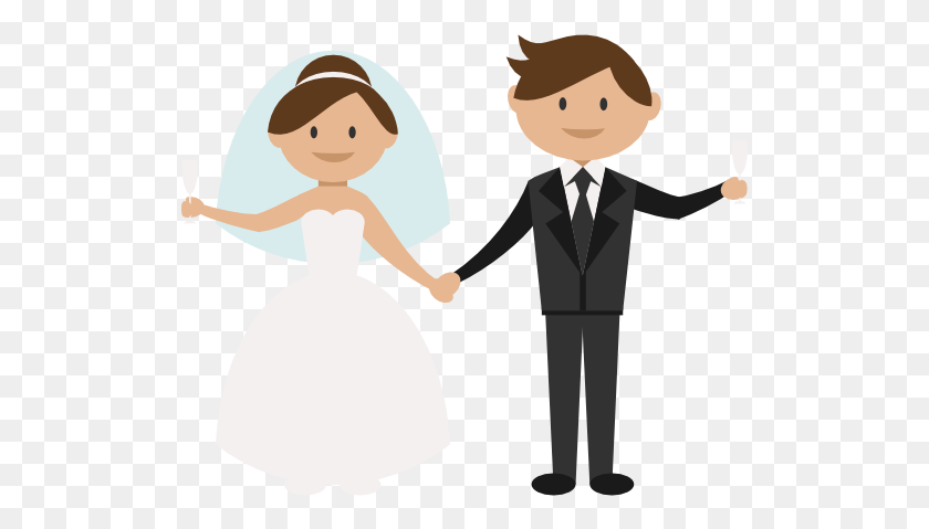 513x419 Groom, Wedding Couple, Bride Icon Png Images Png Images - Wedding Couple Clipart