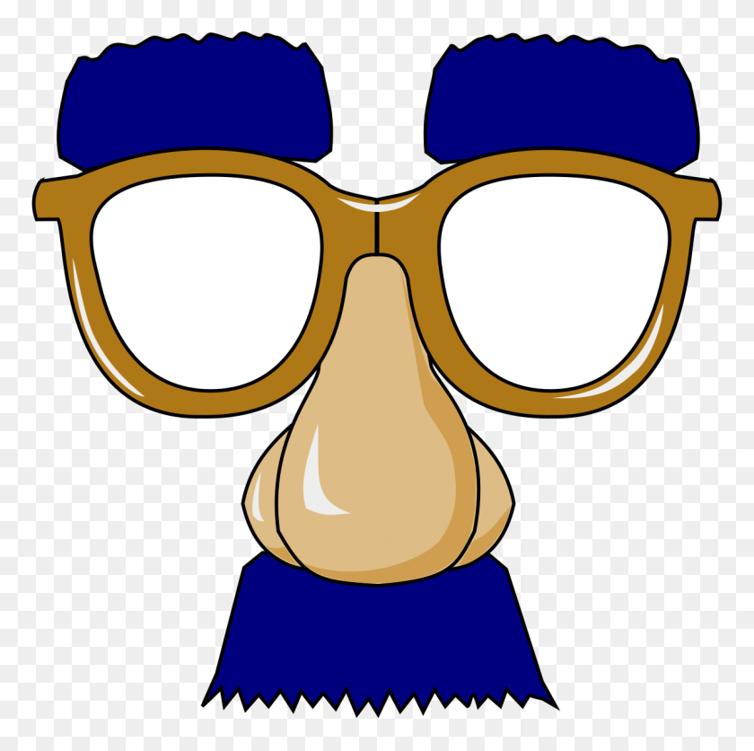 1200x1194 Groucho Glasses - Scuba Mask Clipart