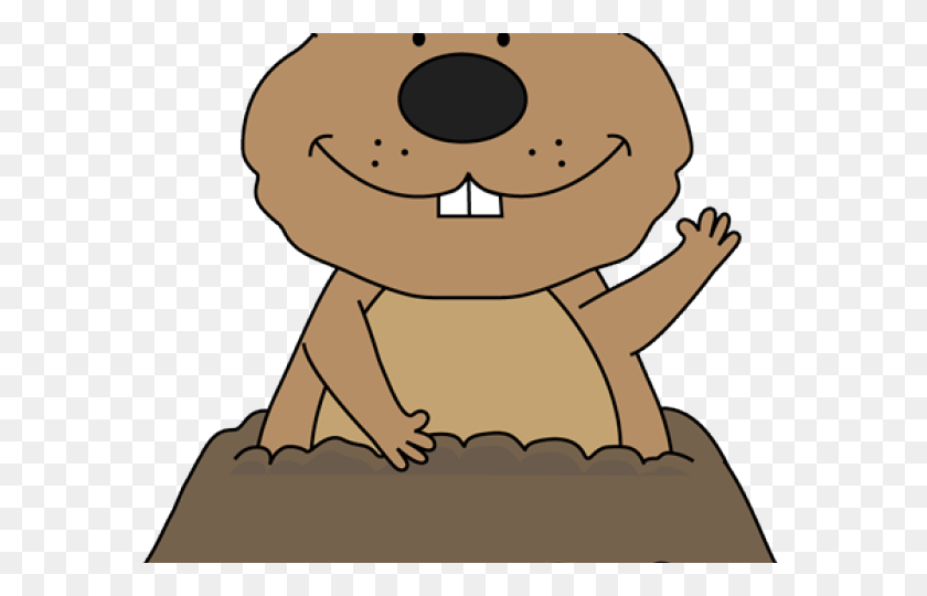 640x480 Groundhog Clipart - Groundhog Clipart Black And White