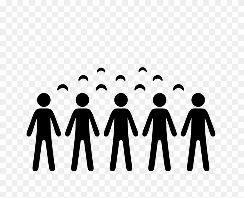 1000x798 Group Clipart Crowd - Group Of People PNG