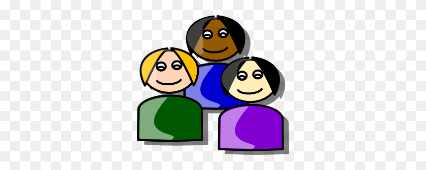300x277 Group Of People Clipart - Group Activity Clipart