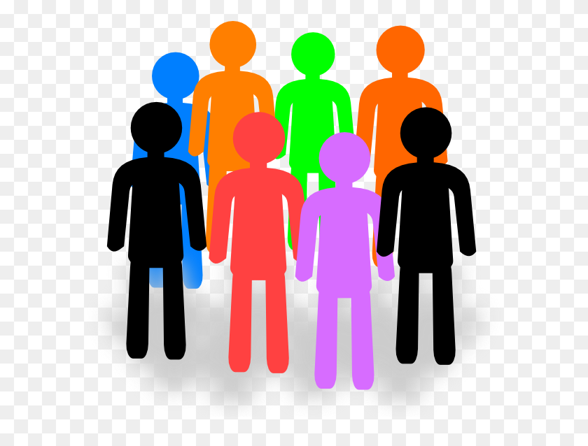 600x578 Group Of People Clipart Clipartion Com - People Clipart PNG