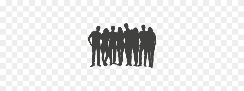 256x256 Group Transparent Png Or To Download - Group Of People PNG