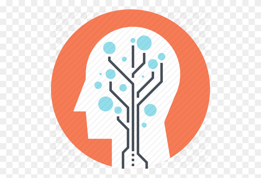 512x512 Growth, Head, Human, Innovation, Mind, Technology, Tree Icon - Innovation PNG