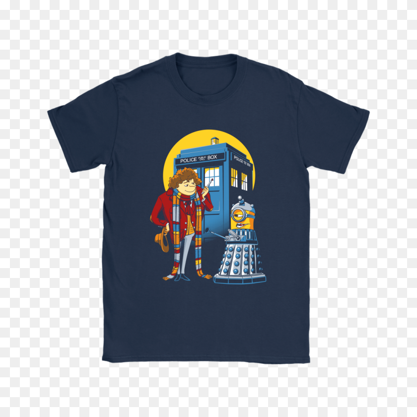 1024x1024 Gru Doctor Who Y Minion Dalek Camisetas Teeqq Tienda - Gru Png