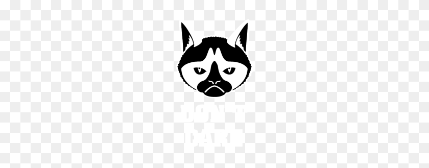 190x269 Grumpy Cat Don T Care White - Grumpy Cat Png