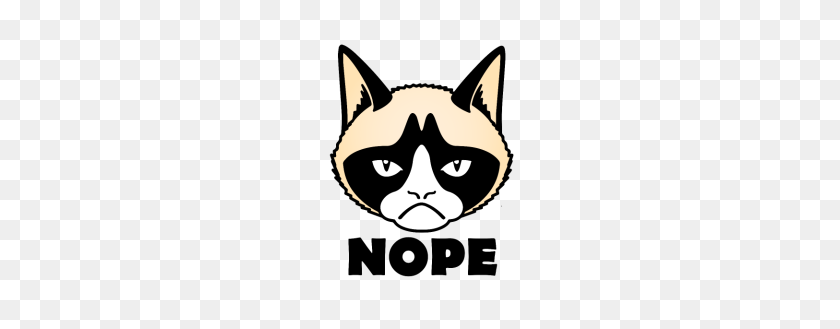 190x269 Grumpy Cat Nope Grumpy Cat Nope - Grumpy Cat PNG
