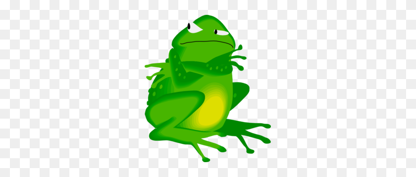 255x298 Grumpy Frog Png, Clip Art For Web - Frog Outline Clipart