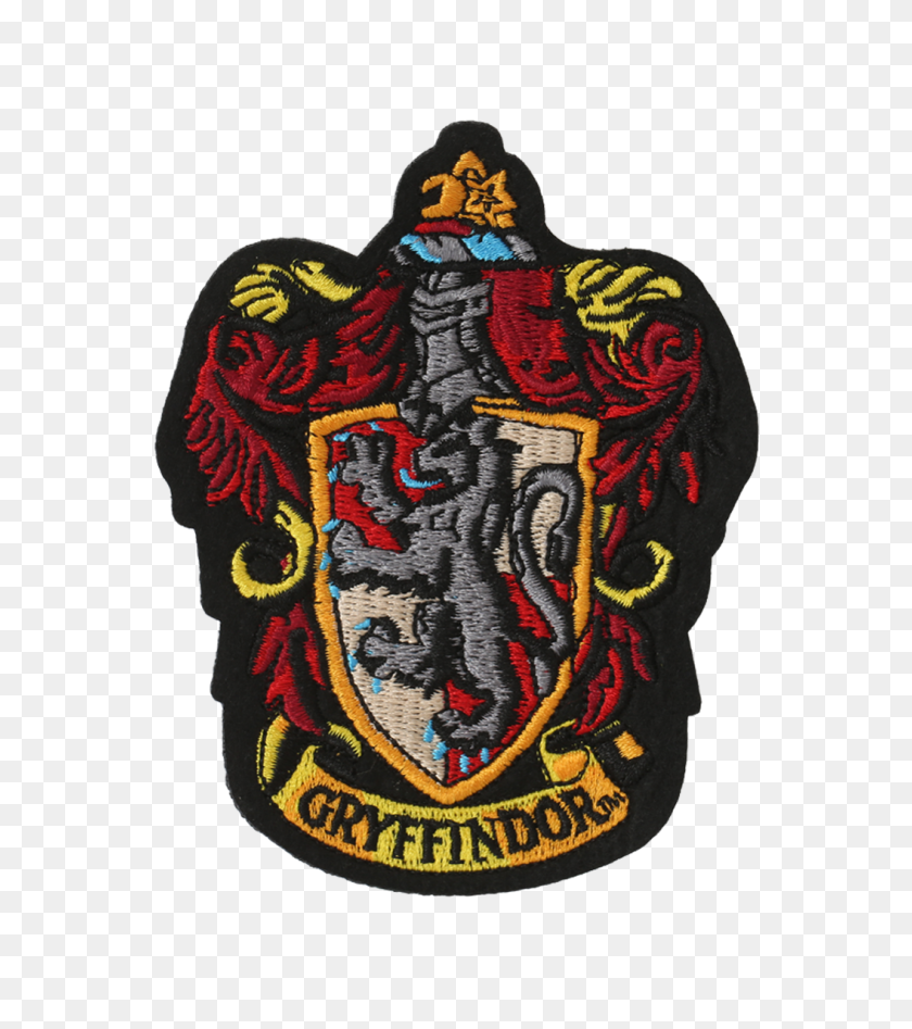 1055x1200 Gryffindor Embroidered Crest Patch In Harry Potter - Gryffindor Crest PNG