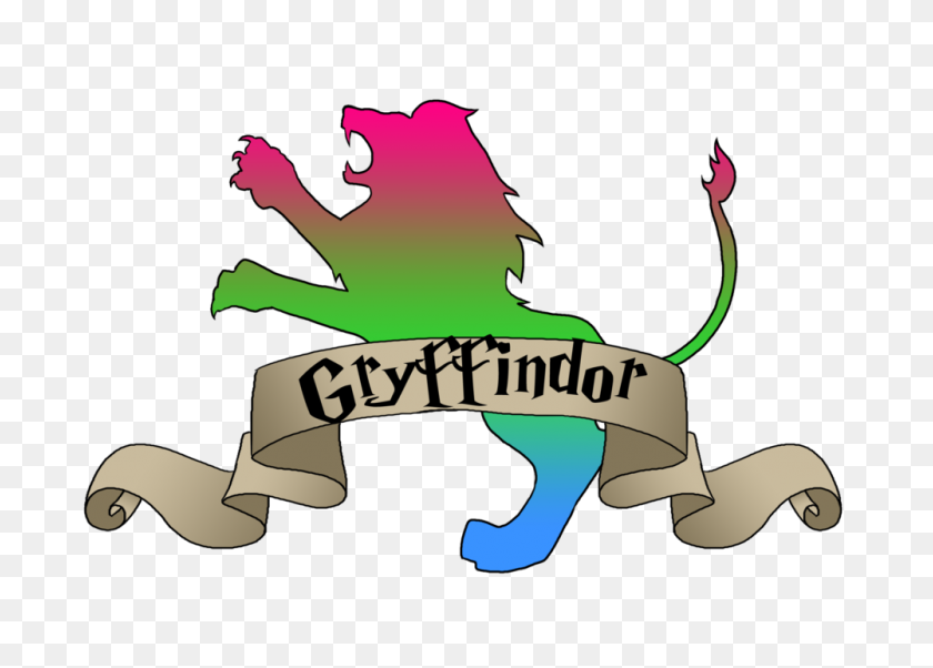 1000x695 Gryffindor Poly Pride Sticker Moosehat - Gryffindor PNG