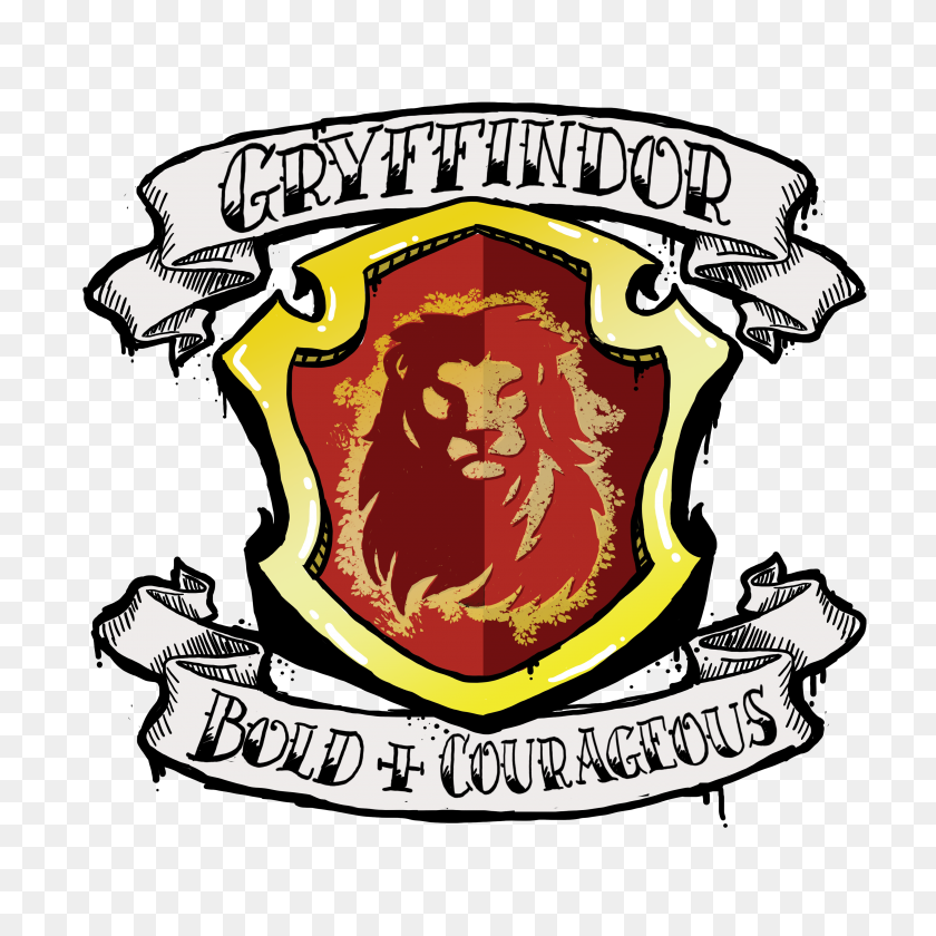 3600x3600 Gryffindor Pride My Art In Hogwarts Crest - Hogwarts Crest PNG