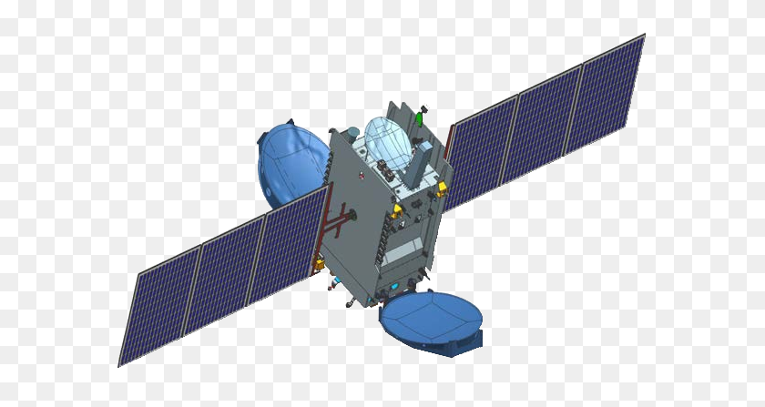 595x387 Gsat - Spacecraft PNG