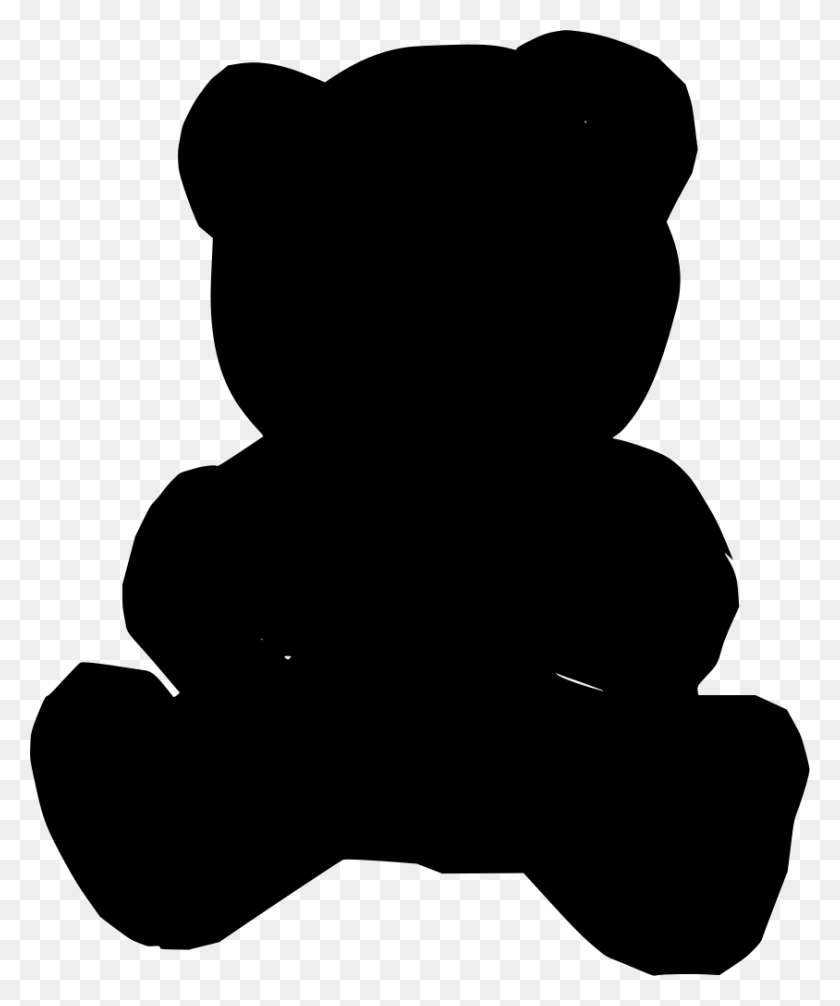 844x1024 Gt Animal Bear Teddy Baby - Stuffed Animal PNG