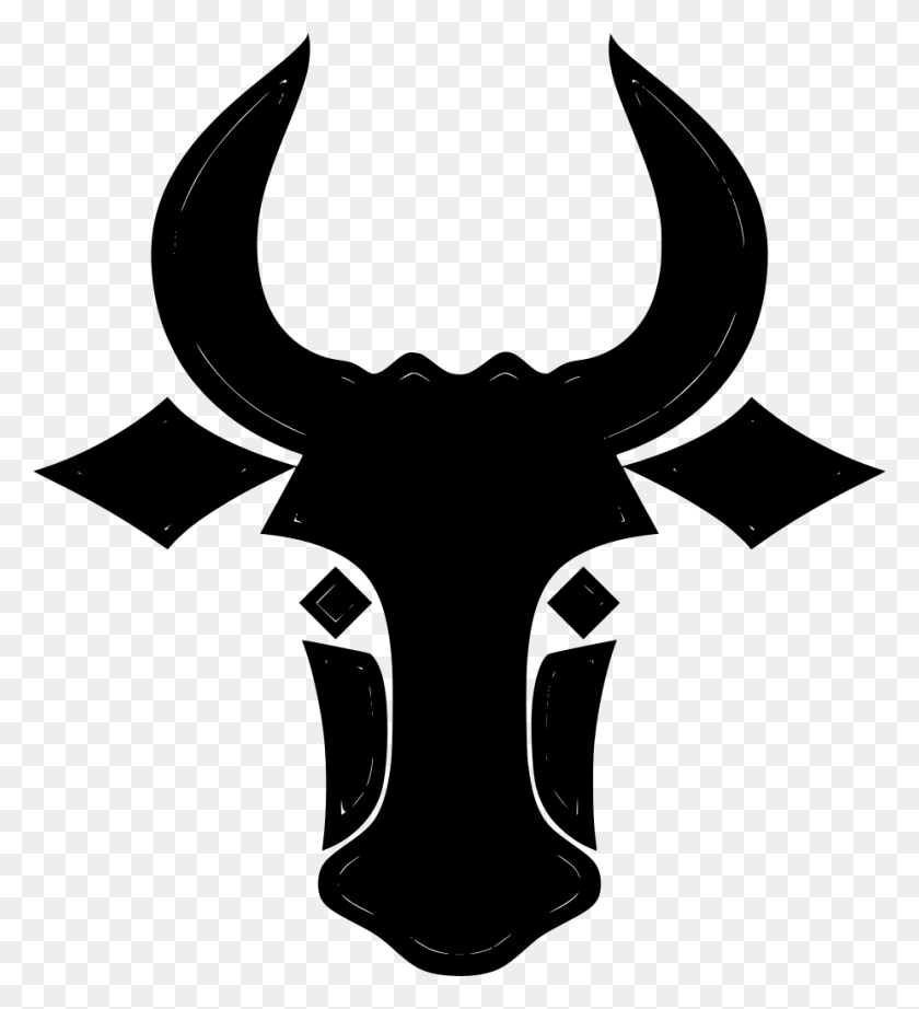 926x1024 Gt Animal Bovine Cattle Horns - Bull Head PNG