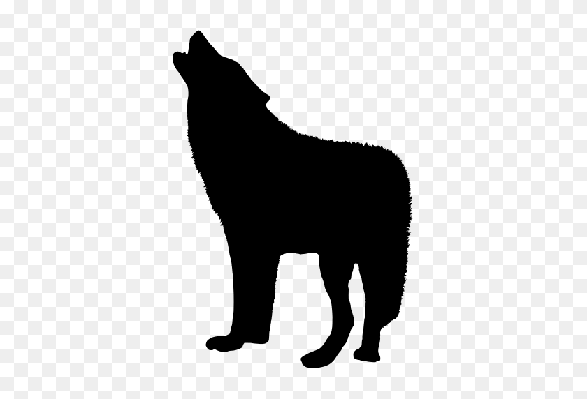 512x512 Gt Animal Wolf - Silueta De Lobo Png