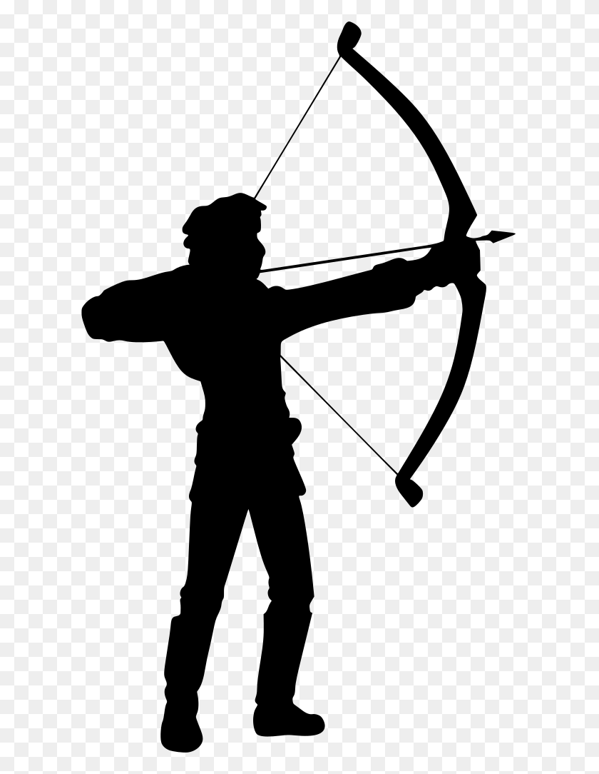 612x1024 Gt Bow Person Aim Arrow - Archery Arrow PNG