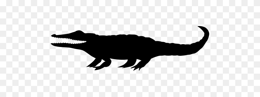 512x256 Gt Crocodile Animal Alligator Sketch - Crocodile PNG