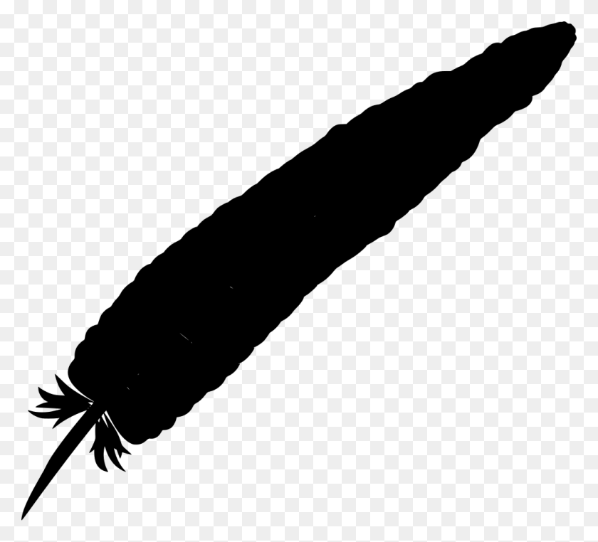 1024x922 Gt Feather Silver Quill - Feather Pen PNG