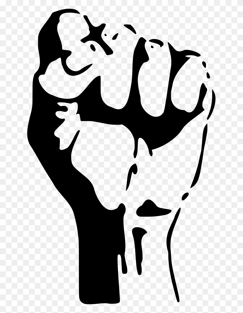 651x1024 Gt Fingers Fist Wrist Solidarity - Black Power Fist PNG