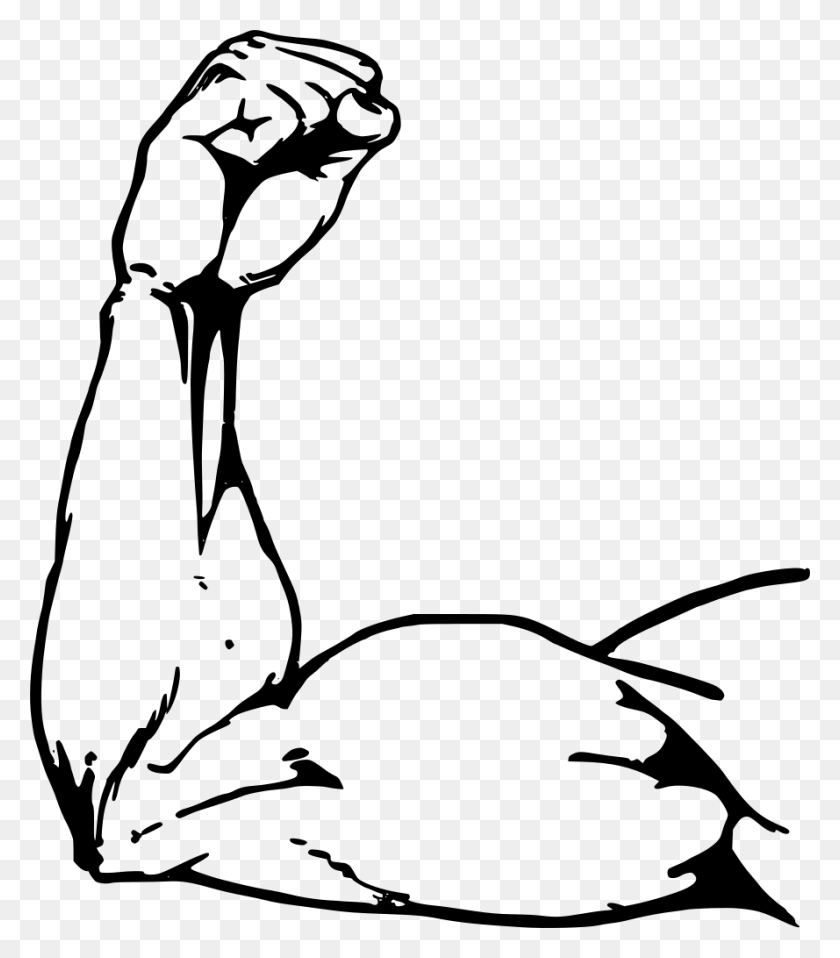 889x1024 Gt Fist Human Exercise Power - Strong Arm PNG