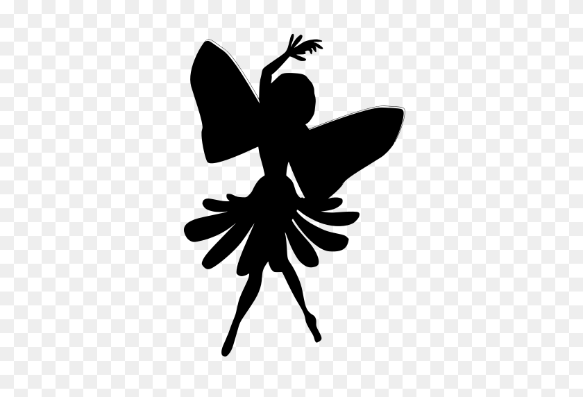 436x512 Gt Flower Girl Fairy - Fairy Silhouette PNG