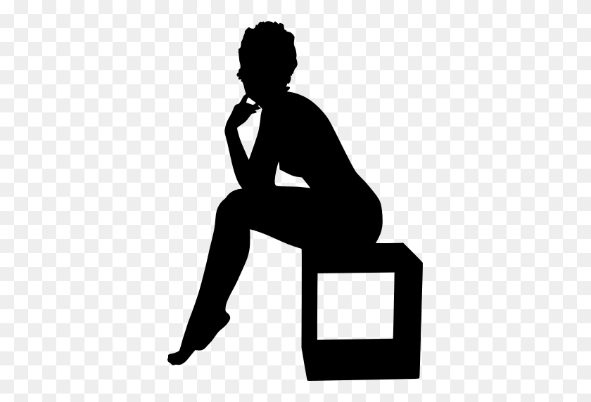 363x512 Gt Chica Mujer Sentada Femenina - Personas Sentadas Png