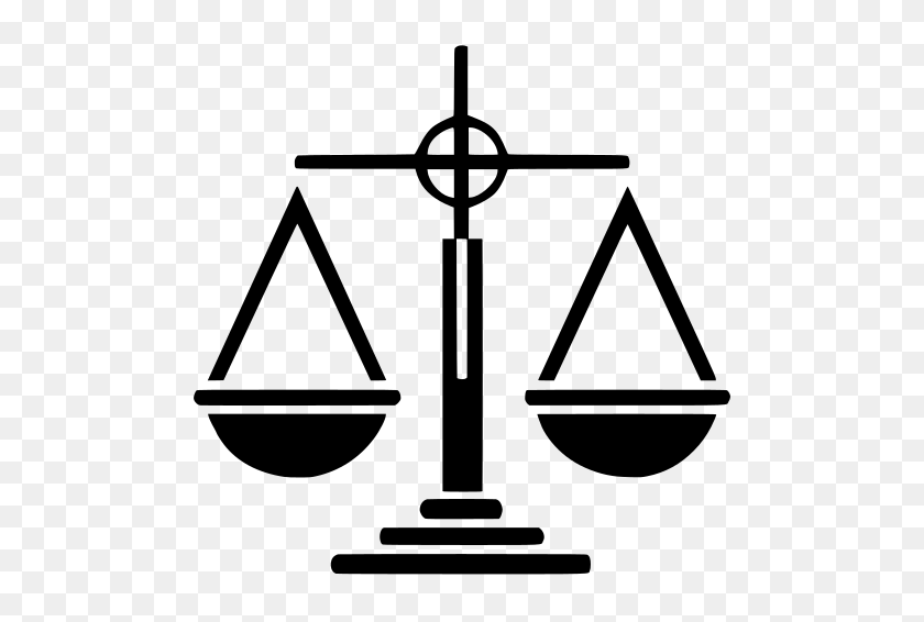 512x506 Gt Law Books Símbolo De Juez - Balanza De La Justicia Png