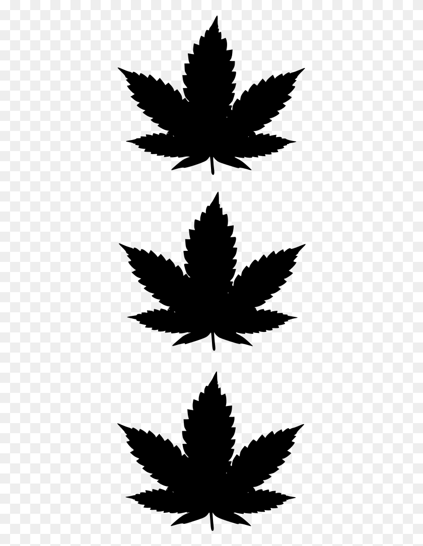 512x1024 Gt Hojas De Cannabis Tres - Hoja De Cannabis Png
