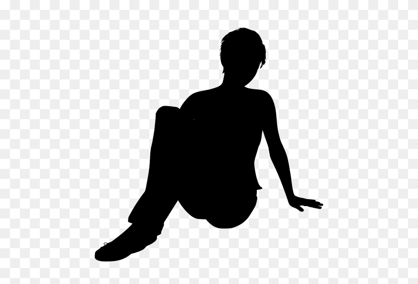 474x512 Gt People Relaxation Person Girl - People Sitting Silhouette PNG