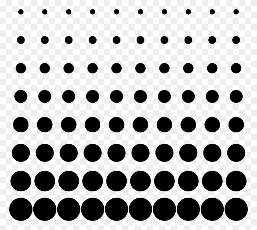 1024x913 Gt Retro Modern Circle Pattern - Polka Dot Pattern PNG