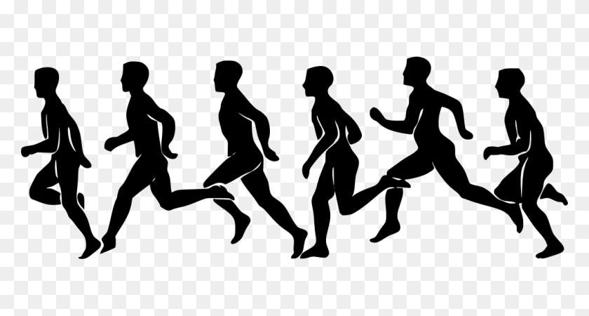 1024x512 Gt Running People Exercising Marathon - People Running PNG