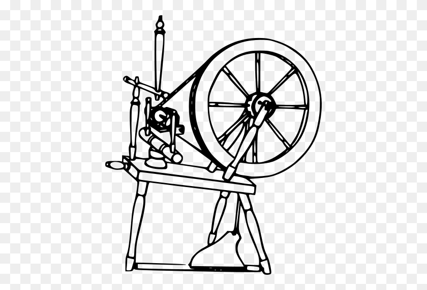 426x512 Gt Spinning Textile Yarn Wheel - Spinning Wheel Clipart
