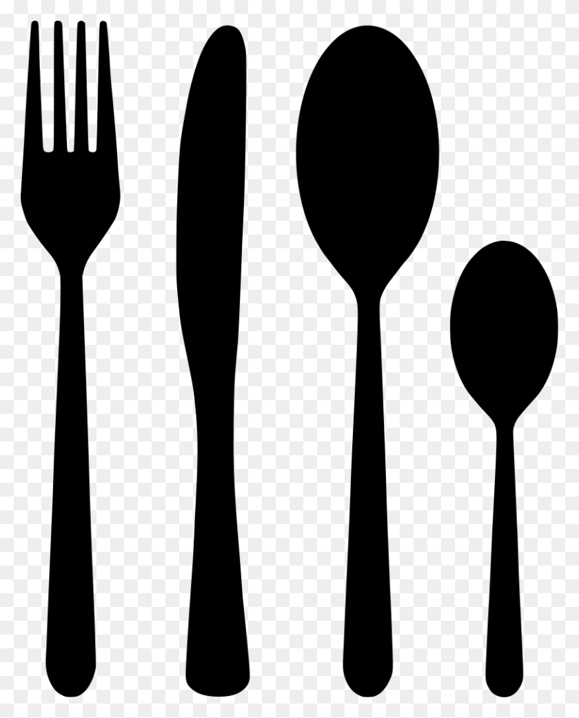 814x1024 Gt Spoon Fork Cutlery Knife - Knife And Fork PNG