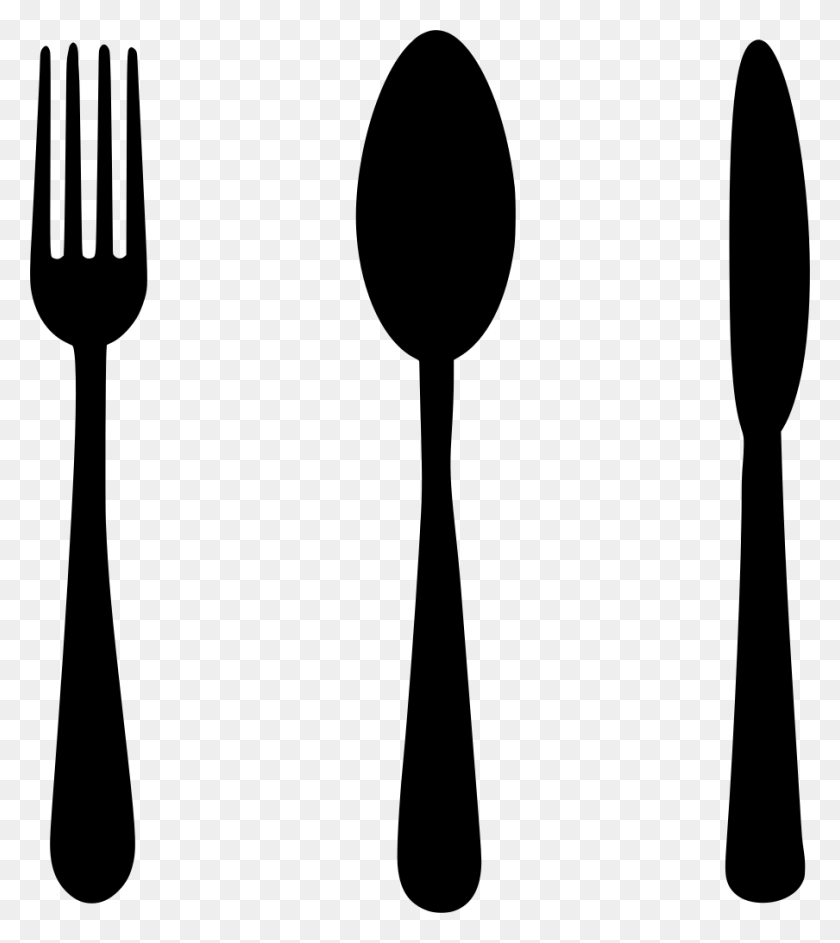 904x1024 Gt Spoon Knife Fork - Knife And Fork PNG