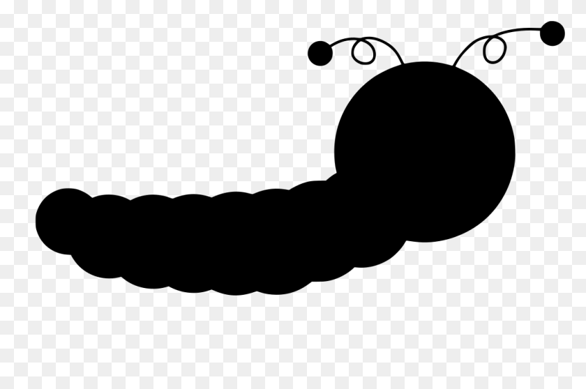 1024x654 Gt Worm Caterpillar - Butterfly Silhouette PNG