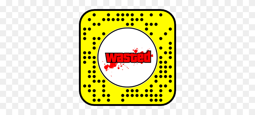 320x320 Gta Wasted Lense With Working Slow Mo And Sound - Wasted Gta PNG