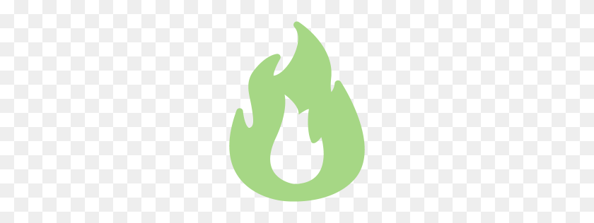 256x256 Guacamole Green Fire Icon - Green Fire PNG
