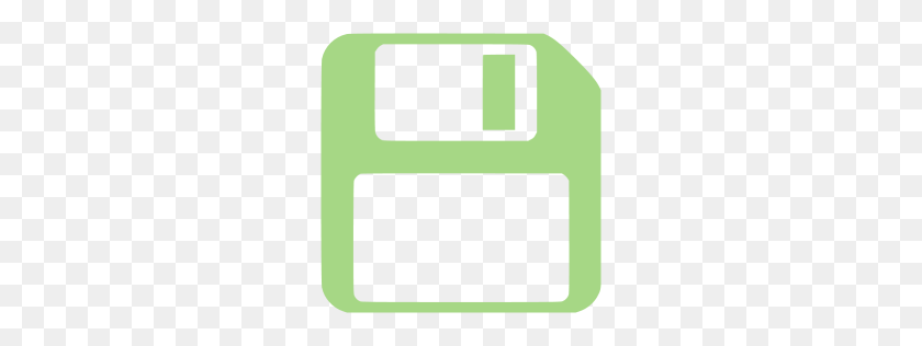 256x256 Guacamole Green Save Icon - Save Icon PNG