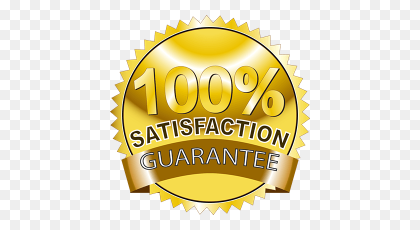 400x400 Guarantee - 100 Satisfaction Guarantee PNG