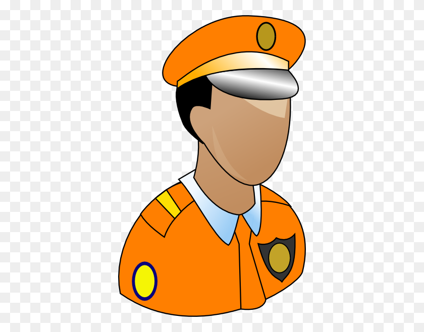 372x598 Guardia Amarillo Clipart - Guard Clipart