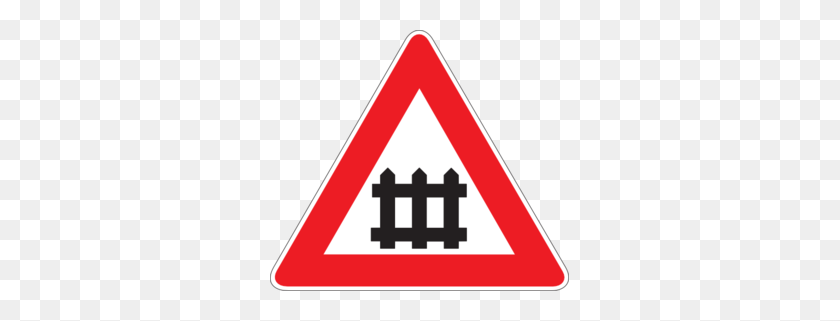 299x261 Охраняемый Железнодорожный Переезд Картинки - Знак Железной Дороги Клипарт