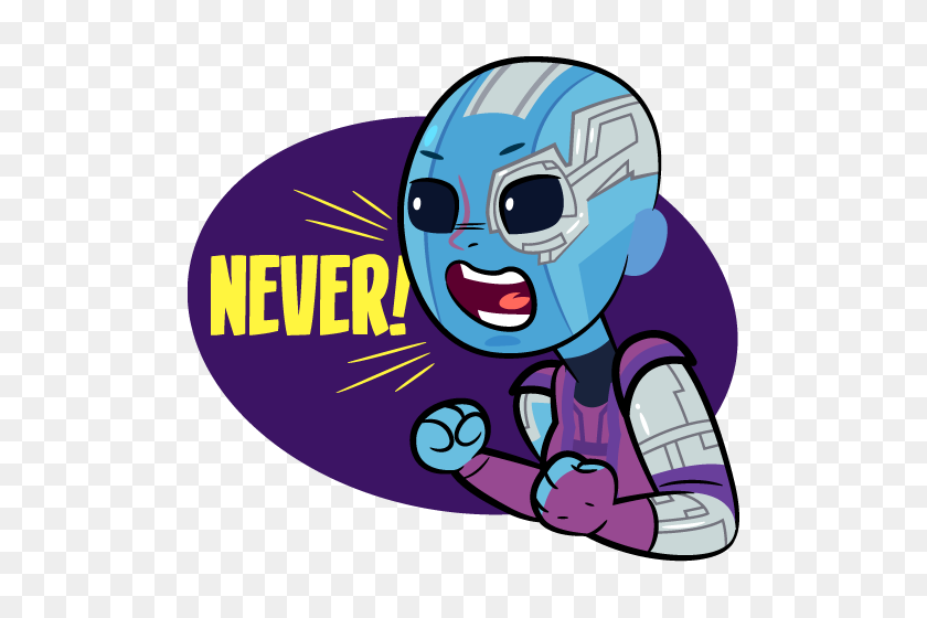 500x500 Guardians Of The Galaxy Facebook Stickers On Behance - Guardians Of The Galaxy Clipart