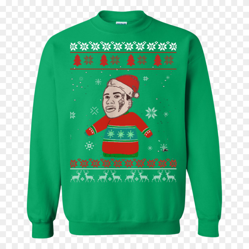 1155x1155 Gucci Mane Home Ugly Christmas Sweater - Gucci Mane PNG