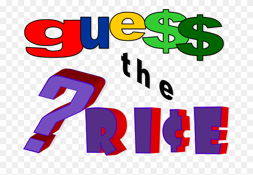 686x523 Guess The Price - Guess Clipart