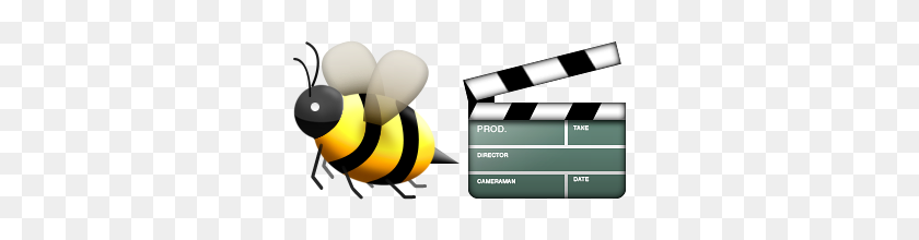 320x160 Guess Up Emoji Bee Movie - Bee Emoji PNG