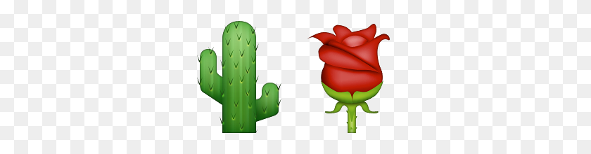 320x160 Guess Up Emoji Desert Rose - Rose Emoji PNG