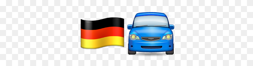 320x160 Guess Up Emoji German Car - Car Emoji PNG