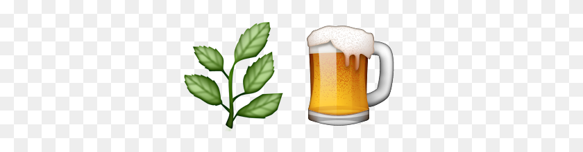 320x160 Guess Up Emoji Root Beer - Beer Emoji PNG