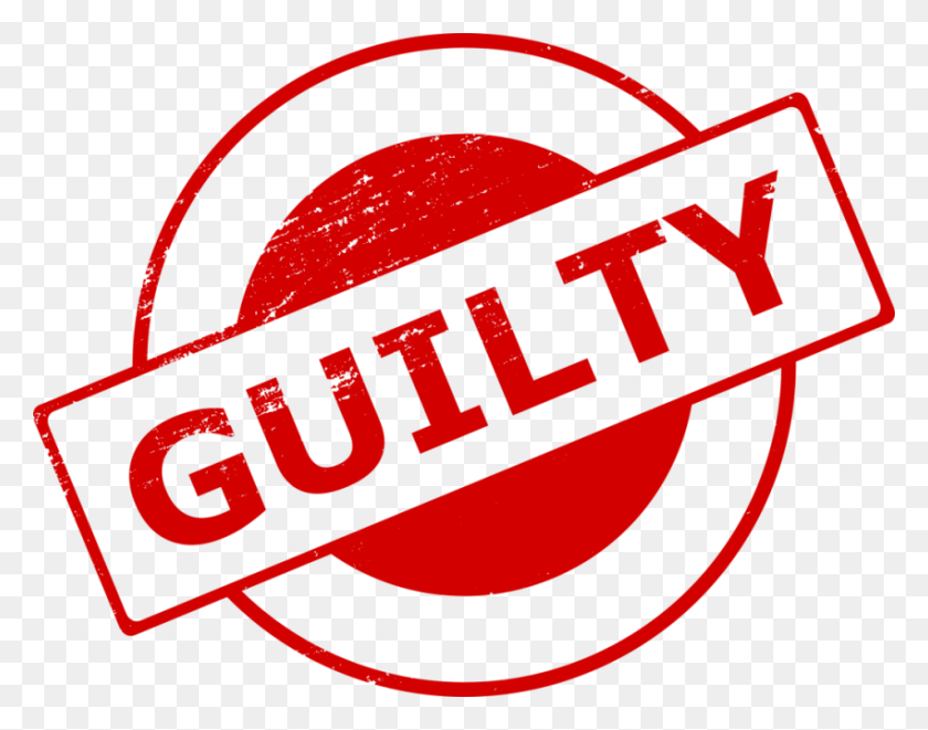 850x655 Guilty Stamp Png - Stamp PNG